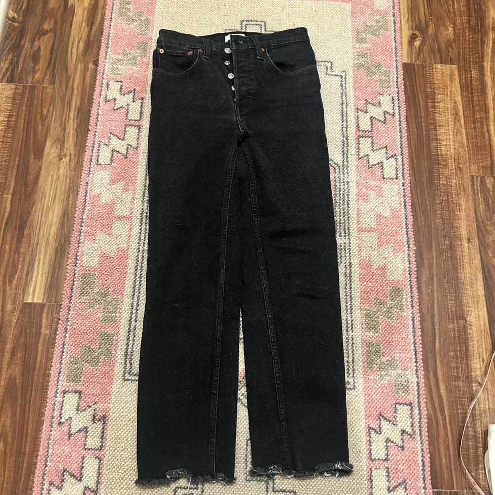 RE/DONE Black Women's Jeans
